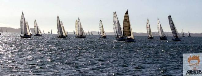 Fantastic winters day for a race - Copyright Stephen Craig - Ginger Photography - 2014 SSANZ Safety at Sea Series NZ Spars and Rigging 60 © Various .